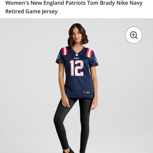Women's small New England Patriots Tom Brady Nike Navy Retired Game Jersey - Picture 10 of 15